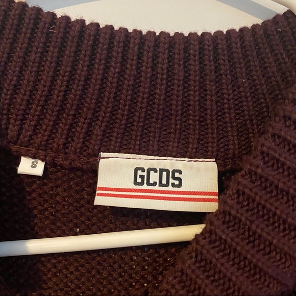 GCDS Logo Intarsia Jumper size S - Picture 6 of 8